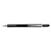 XD COLLECTION Aluminium Tool-Stift 5-in-1, blaue Mine, schwarz