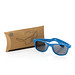 XD COLLECTION Sonnenbrille aus GRS recyceltem PP-Kunststoff, blau