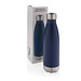 XD COLLECTION Vakuumisolierte Stainless Steel Flasche, 500 ml, blau