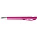 uma® Kugelschreiber YES SI transparent inkl. Metallspitze, magenta