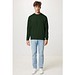 Iqoniq Etosha Lightweight Sweater aus recycelter Baumwolle, forest green, XXS