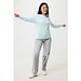 Iqoniq Etosha Lightweight Sweater aus recycelter Baumwolle, crushed mint, XXS
