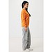 Iqoniq Etosha Lightweight Sweater aus recycelter Baumwolle, orange, XXXL