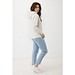 Iqoniq Rila Lightweight Hoodie aus recycelter Baumwolle, ivory white, XXS