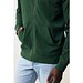 Iqoniq Abisko Zip-Kapuzenpullover aus recycelter Baumwolle, forest green, XL