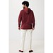 Iqoniq Abisko Zip-Kapuzenpullover aus recycelter Baumwolle, burgunderrot, XXL