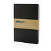 A5 Impact Steinpaper Hardcover Notizbuch, schwarz