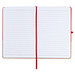 A5 Notizbuch Nantes,rot