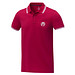 Amarago Polo mit abgesetztem Rand für Herren, rot, M