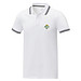 Amarago Polo mit abgesetztem Rand für Herren, weiss, M