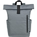 Byron 15,6 Zoll GRS RPET Roll-Top Rucksack 18 L, hellgrau