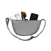 Crescent AWARE RPET Half-Moon Sling Tasche, Silbergrau