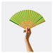 Faltbarer Fächer BAMBOO COOL,grün