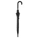 FARE® AC-Stockschirm Nature, schwarz/Herzen-Design