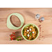 Food-Bowl ToGo, 1,0 l, geselliges grün/transparent