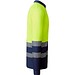 Sicherheits-Langarm-Poloshirt, XL, Marineblau/Neon-Gelb