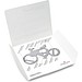 Geschenkartikel: ROMINOX® Key Tool Bicycle / Fahrrad (19 Funktionen) im Motiv-Mäppchen Werkzeug, silber
