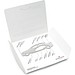 Geschenkartikel: ROMINOX® Key Tool Car/Auto (18 Funktionen) im Motiv-Mäppchen Danke, silber