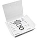 Geschenkartikel: ROMINOX® Key Tool Football / Fußball (18 Funktionen) im Motiv-Mäppchen Große Helden, silber
