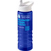 H2O Active® Eco Treble 750 ml Sportflasche mit Stülpdeckel & Trinktülle, blau, weiß