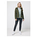 Iqoniq Makalu Damen Softshelljacke aus recyceltem Polyester, khaki, XS