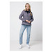 Iqoniq Makalu Damen Softshelljacke aus recyceltem Polyester, vulcano heather grey, XS