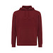 Iqoniq Rila Lightweight Hoodie aus recycelter Baumwolle, burgunderrot, XXL