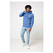 Iqoniq Torres ungefärbter Hoodie, heather blue, S