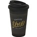 Kaffeebecher Premium Deluxe, weiss/weiss