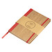 Notizbuch aus Bambus, rot