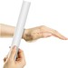 RFX™ 44 cm reflektierendes Sicherheits-Schnapparmband aus PVC, weiss