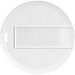 Round Credit Card USB-Stick, weiss, 16GB