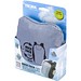 RUCKZACK Falt-Rucksack, grau, schwarz