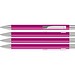 uma® Metall-Kugelschreiber Straight SI, blaue Mine, magenta