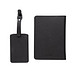 Swiss Peak Reise-Geschenkset aus GRS recyceltem PU, schwarz