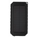 XD COLLECTION 10.000 mAh Solar-Powerbank mit 10W Wireless aus RCS Plastik, schwarz