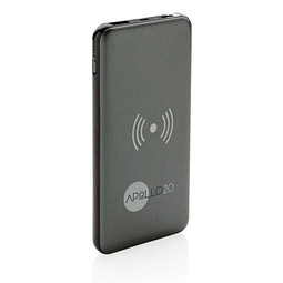 XD COLLECTION Wireless Powerbank FastCharging 10W mit PD, 10.000 mAh, grau