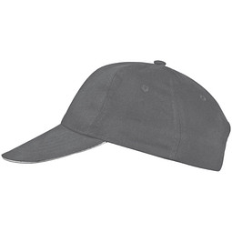 6 Panel Baseballcap San Francisco,grau