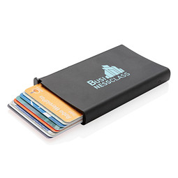 XD COLLECTION Aluminium RFID Kartenhalter, schwarz