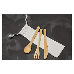 Besteckset Bamboo, natur