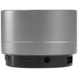 Bluetooth Lautsprecher aus Aluminium, grau