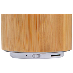Bluetooth Lautsprecher mit Bambusummantelung, hellbraun