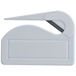 Brieföffner mit Metallklinge, weiss