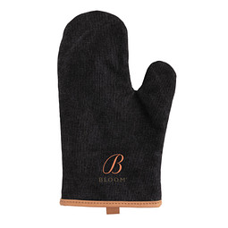 XD COLLECTION Canvas Ofenhandschuh Deluxe, schwarz