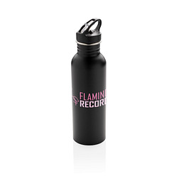 XD COLLECTION Sportflasche Deluxe aus Edelstahl, 710 ml, schwarz