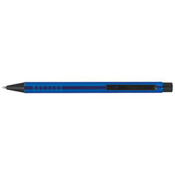 Metall-Kugelschreiber, blau/schwarz