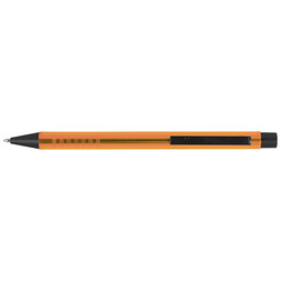 Metall-Kugelschreiber, orange/schwarz
