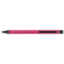 Metall-Kugelschreiber, pink/schwarz