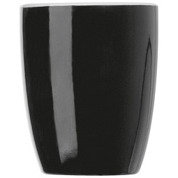 Farbige Tasse aus Keramik, 300 ml, schwarz