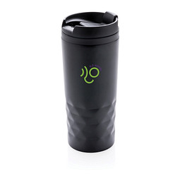 XD COLLECTION Geometrischer Becher, 300 ml, schwarz